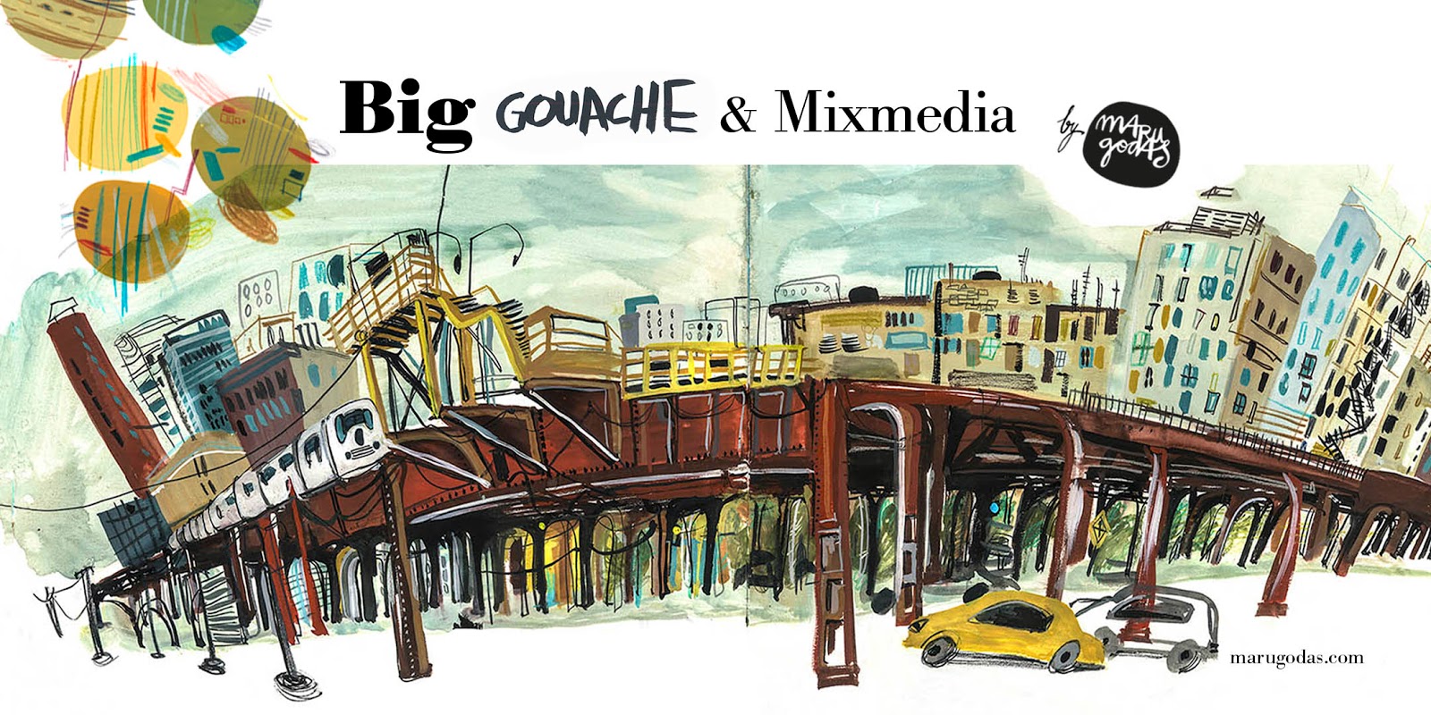 Big Gouache and Mixed Media Workshop: San Francisco | Urban Sketchers Big Gouache and Mixed Media Workshop: San Francisco | Urban Sketchers