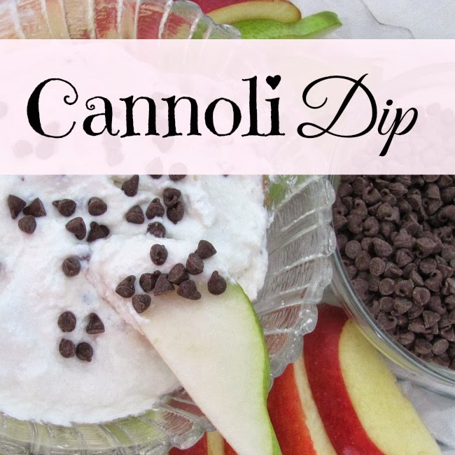 Easiest Chocolate Chip Cannoli Dip Crafts a la mode