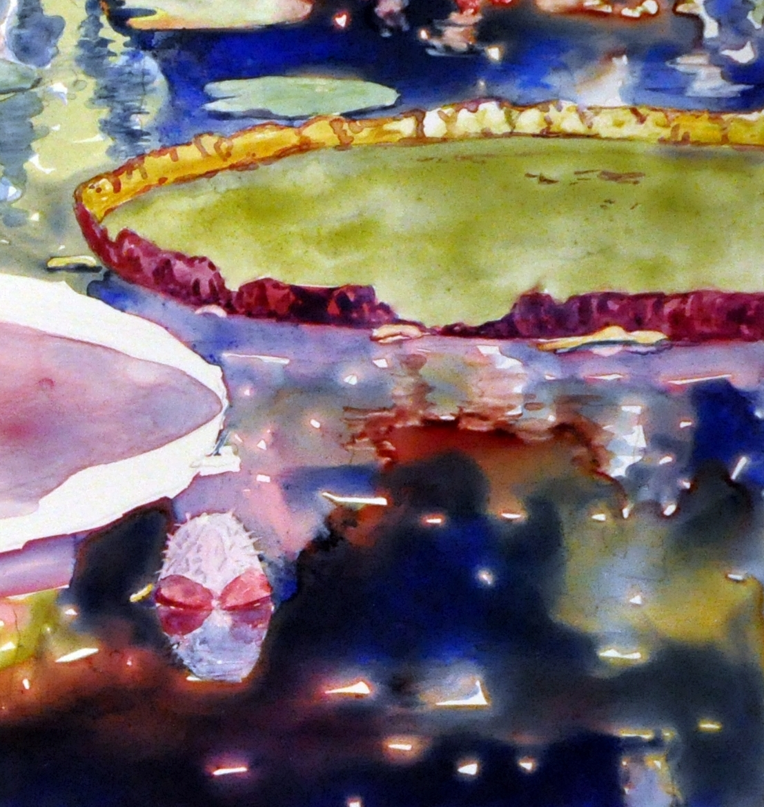 Watercolor Reflections Watercolor on Yupo Paper