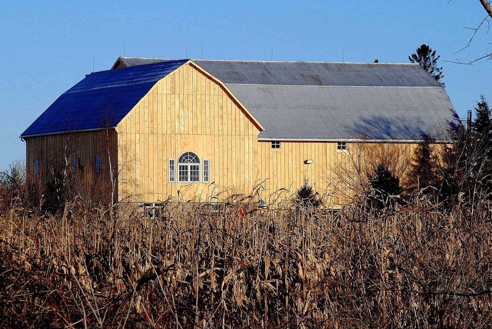 Camera on King & Aurora Not all old barns get torn down
