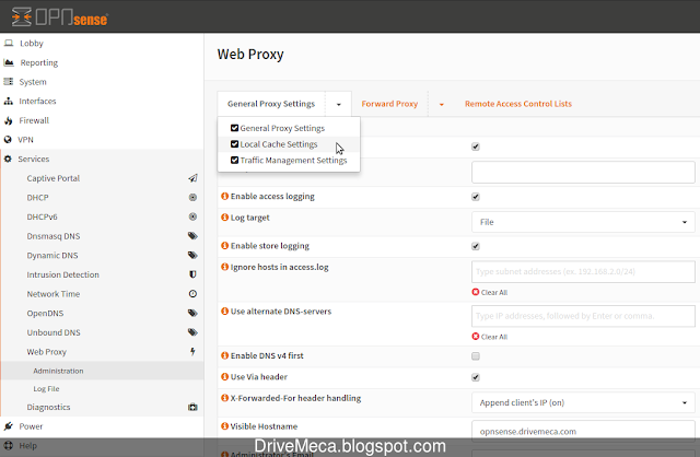 Cambiamos a Local Cache Settings Cambiamos a Local Cache Settings
