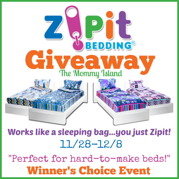 The Mommy Island Make Beds Easier With Zipit Bedding {Giveaway Hop}