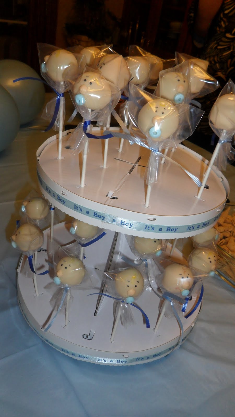 Creations by Chelsea Baby Boy Cake Pops