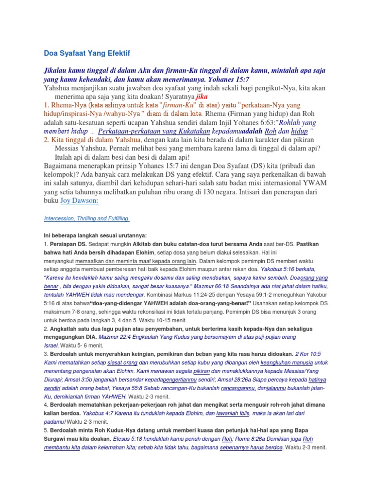 doa syafaat wood scribd indo