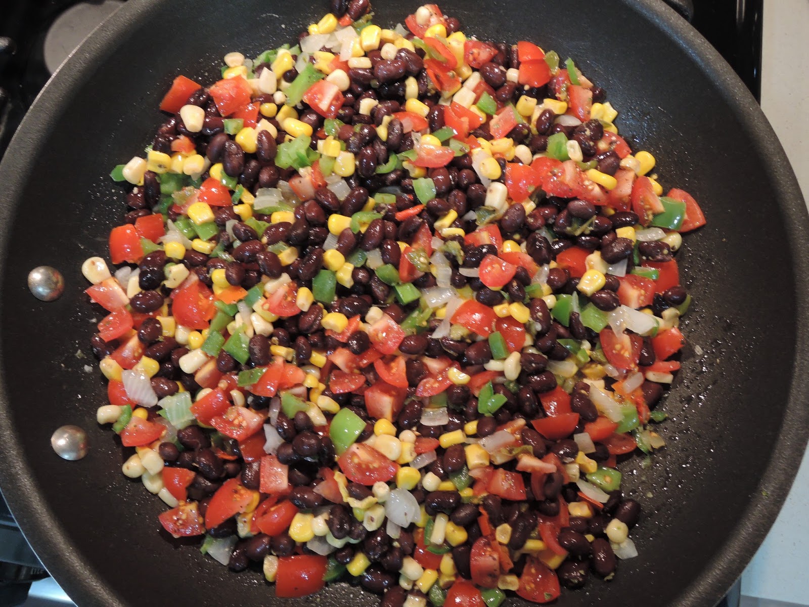 The Briny Lemon Black Bean and Corn Frittata