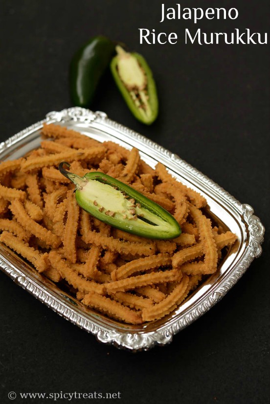 Spicy Treats Jalapeno Murukku Jalapeno Rice Murukku Recipe Spicy Rice Flour Murukku Recipe