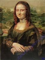 Silk carpet Mona Lisa