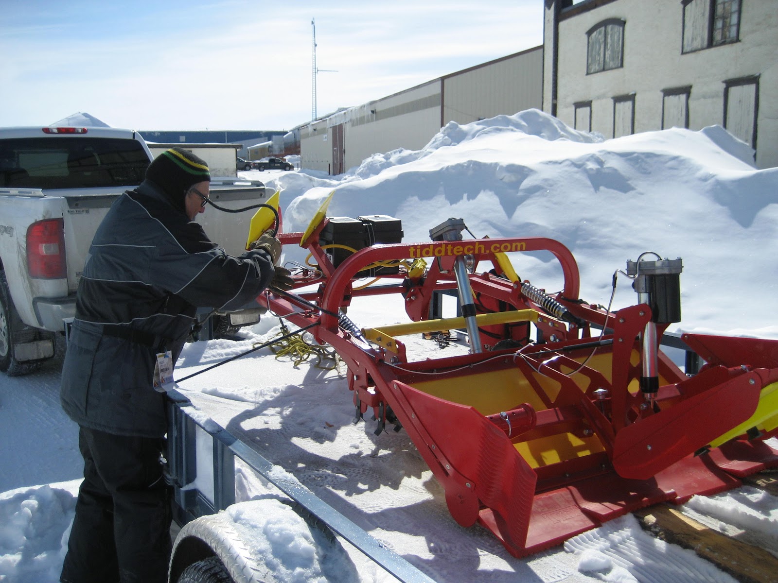 Yorkton Cross Country Ski Club First training run today for Ken on the
