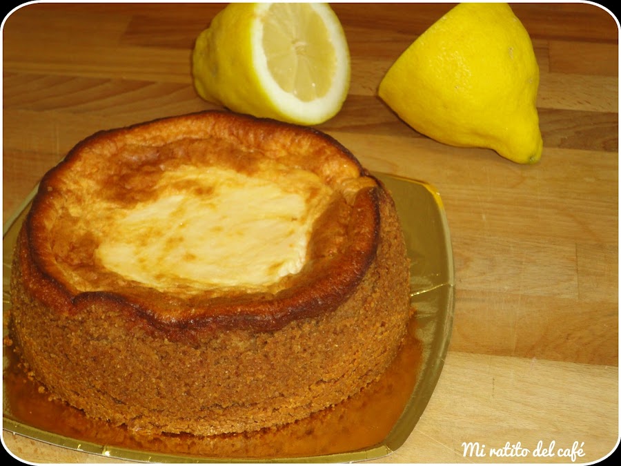 Tarta de limón y galleta