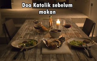 contoh doa katolik sebelum makan