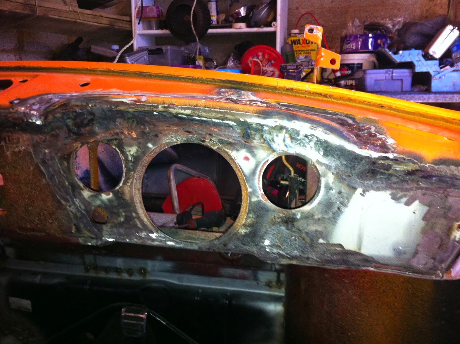 1969 Karmann Ghia Restoration RHD Dashboard Conversion Part 2