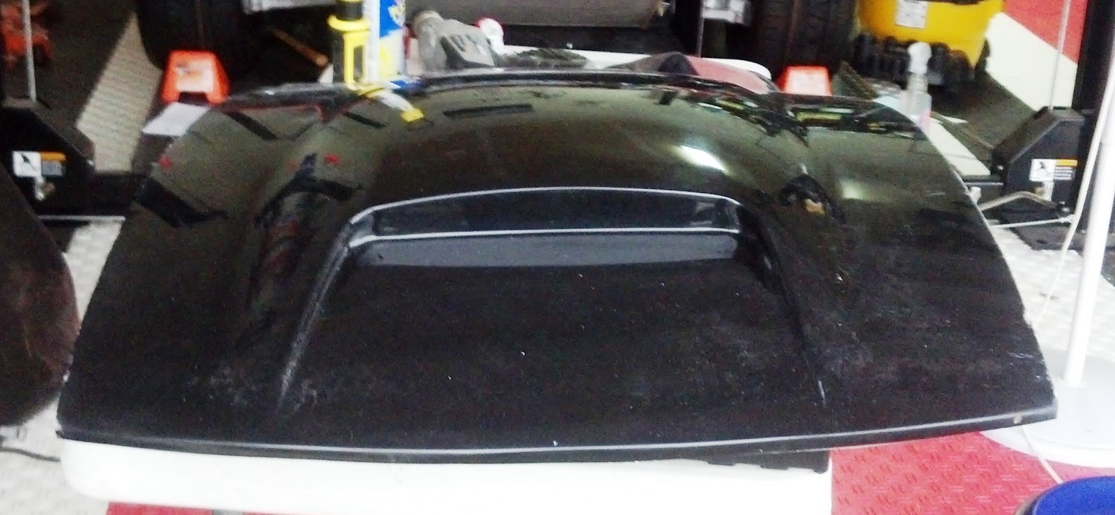 Super Car Build Roof Scoop