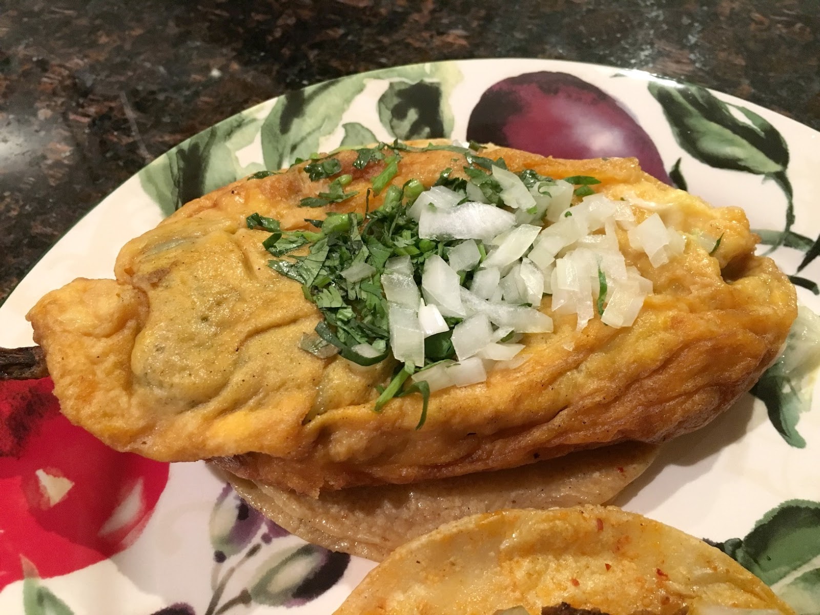 Cooking without a Net Who Knew? Chile Relleno Taco