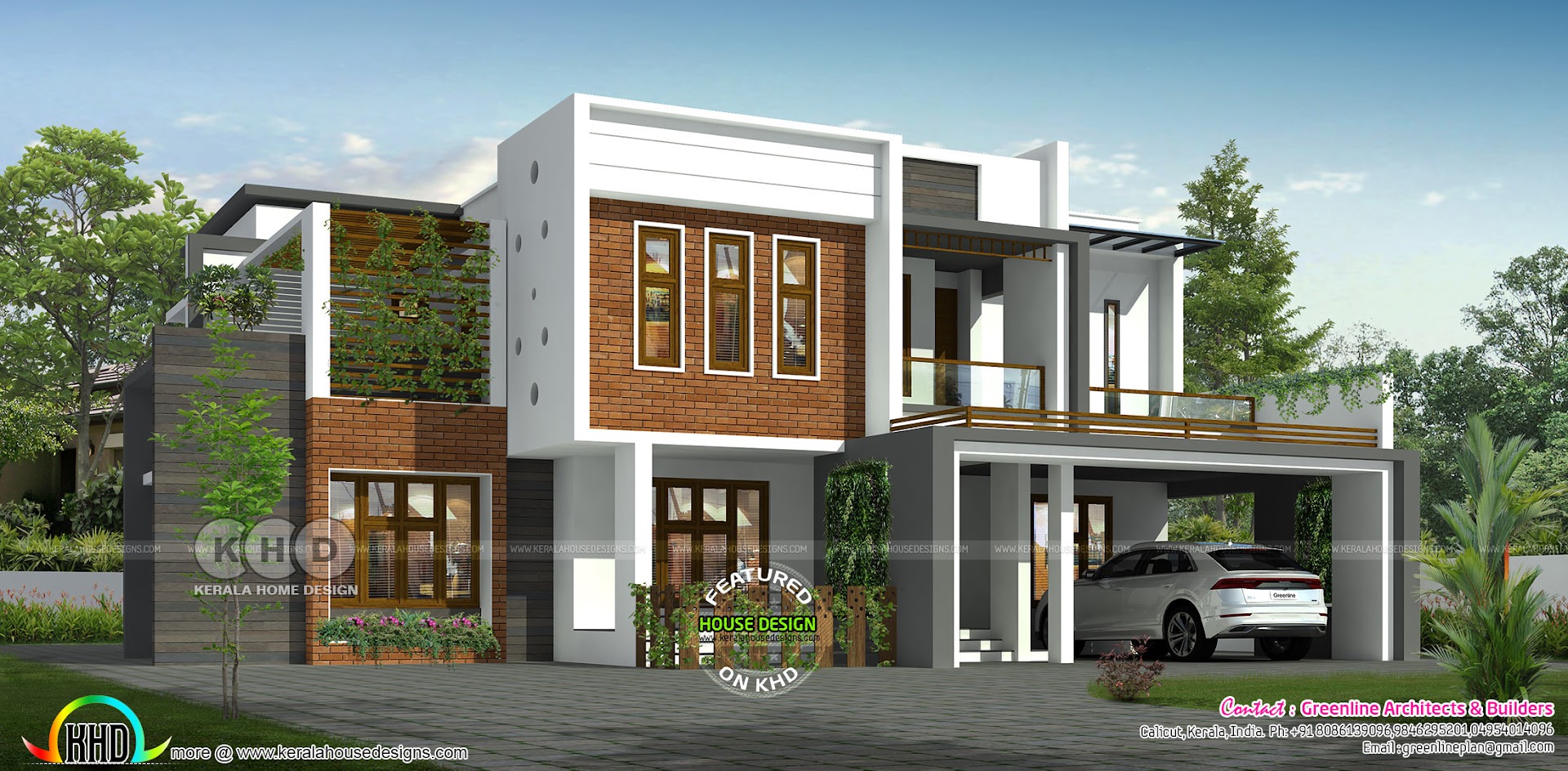 4 Bedroom Box Type House 3200 Sq ft Kerala Home Design And Floor 4-bedroom-box-type-house-3200-sq-ft-kerala-home-design-and-floor