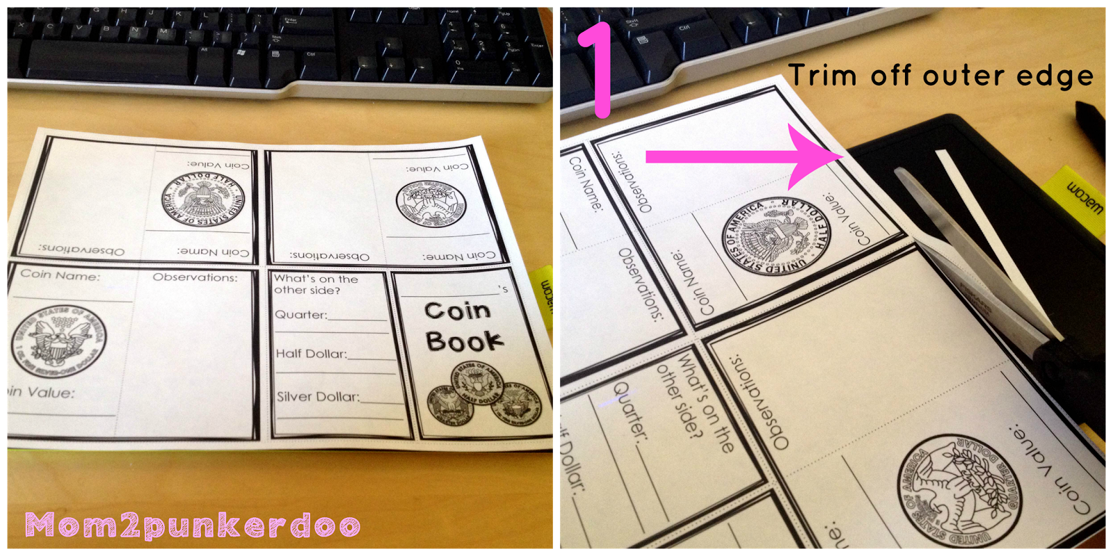 Mom2Punkerdoo How To Fold A Mini Booklet