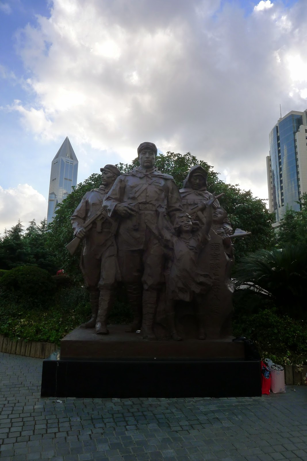 Patriotic Chinese Statues