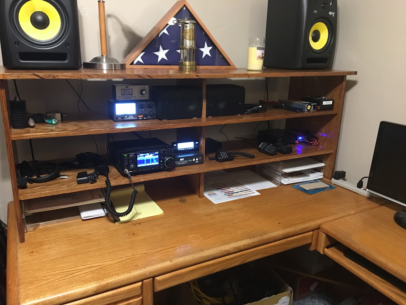 Wv8tim Ham Shack Shelving