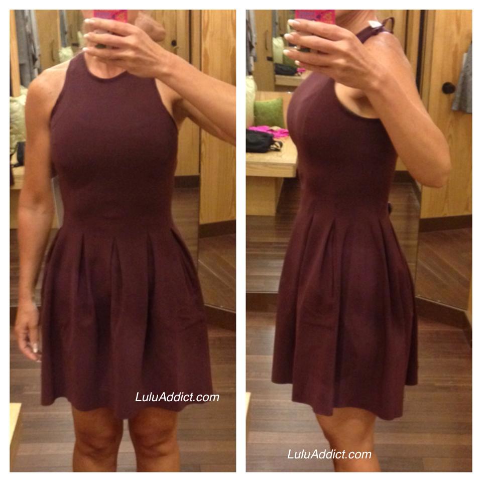 lululemon bordeaux here to there dress