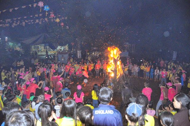 chùa hoa khai,khóa tu mùa hè,đăk nông,thắp nến,tri ân