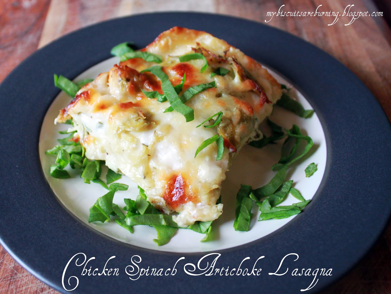 Chicken Spinach Artichoke Lasagna