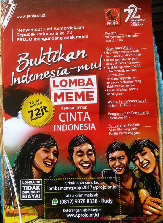 Sambut HUT Kemerdekaan RI ke-72, Projo Jombang Gelar Lomba ...
