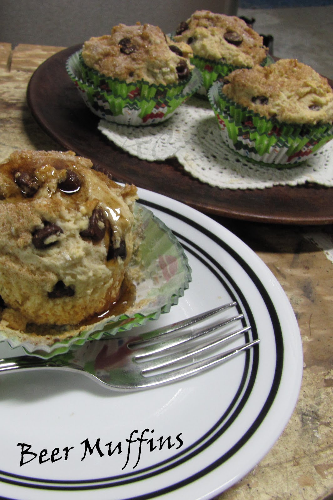 A'lil Country Sugar Chocolate Beer Muffins