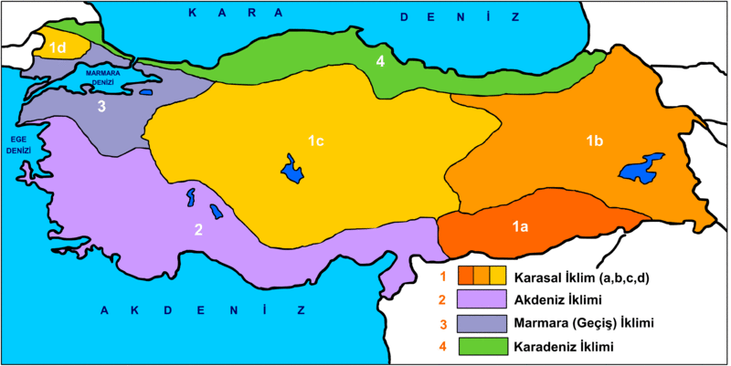 Ankaranın coğrafi haritası