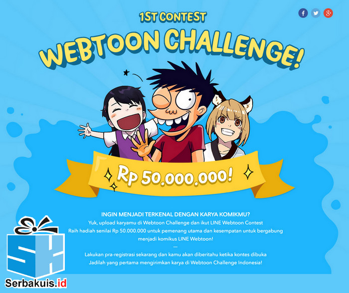 Kontes Komik Webtoon Challenge Berhadiah Total 170 Juta