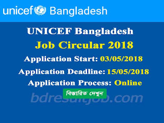 UNICEF Bangladesh Recruitment circular 2018