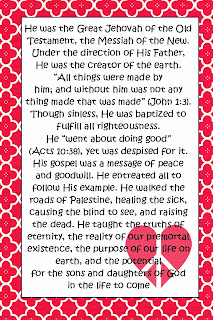 This-n-that; a little crafting: memorizing, The Living Christ printables