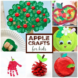 30+ apple crafts and activities for kids! #applecraftspreschool #appleactivitiesforkids #fallcraftsforkids #growingajeweledrose #activitiesforkids
