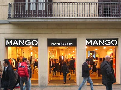 Mango store in Barcelona