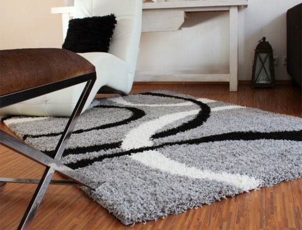 Carpet in black and white &#8211; wonderful ideas