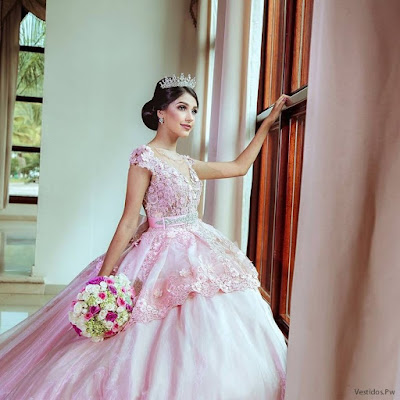 Vestidos de xv Rosa Pastel Vestidos de xv Rosa Pastel