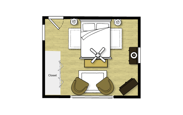 simply darling designs Bedroom Floor Plan