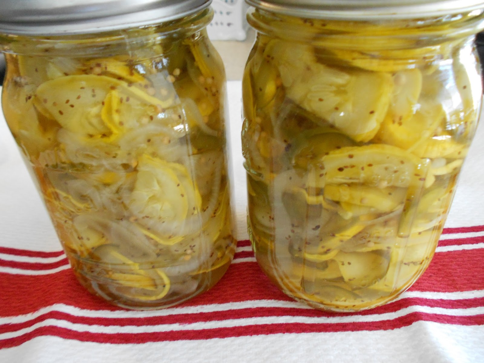 Southern Cooking at Home Bread & Butter Squash Pickles, Old Alabama Recipe