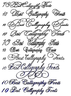 Spoodawgmusic: wedding calligraphy fonts