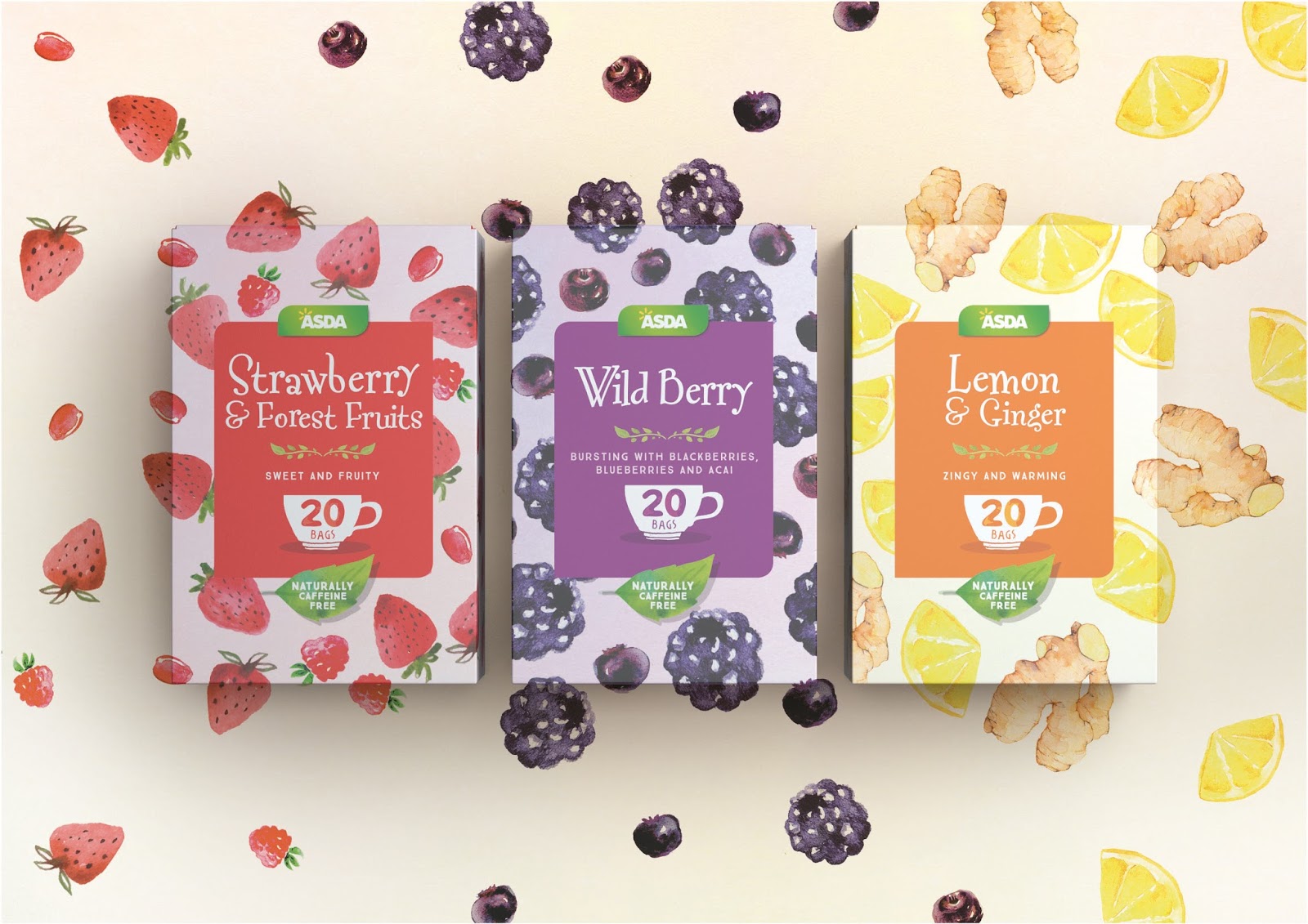 Asda Own Label Tea Range on Packaging of the World Creative Package