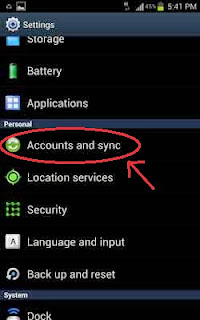 Cara Menhentikan Sinkronasi Auto Sync Pada Android