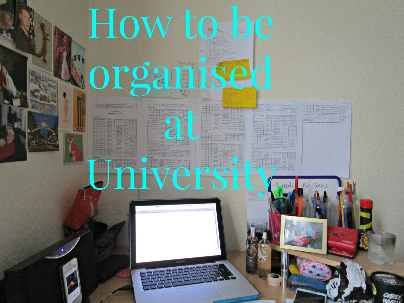 How to be organised at university