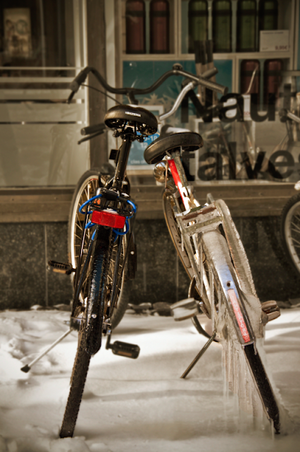 велосипеды зимой