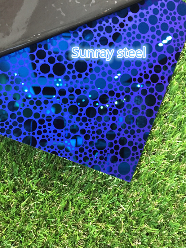 sunraysteel Color etched finish stainless steel sheet