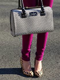 kate spade new york bags black and white striped kaleigh | www.houseofjeffers.com