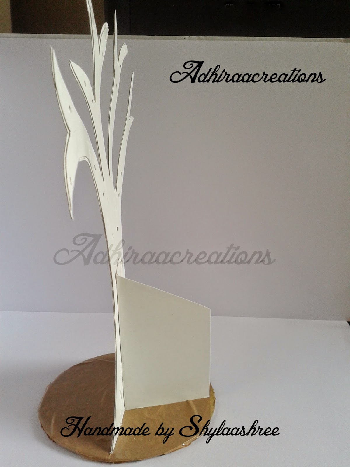Adhiraacreations DIY earring holder / paper earring display holder