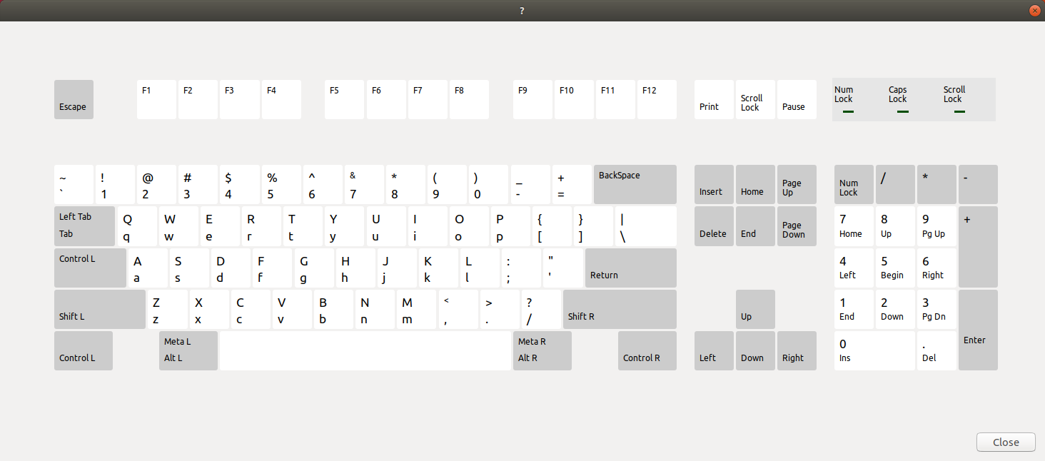 ubuntu 日本語配列キーボード 司南魚