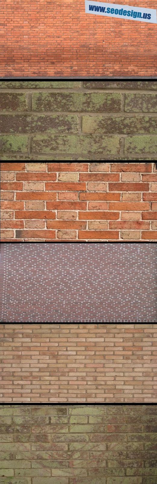 32 Free Brick Wall Background Textures Pack