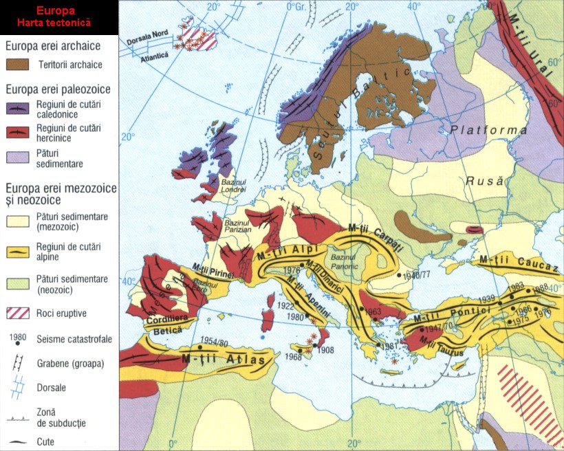 Geografilia Hărți Fizico Geografice Europa