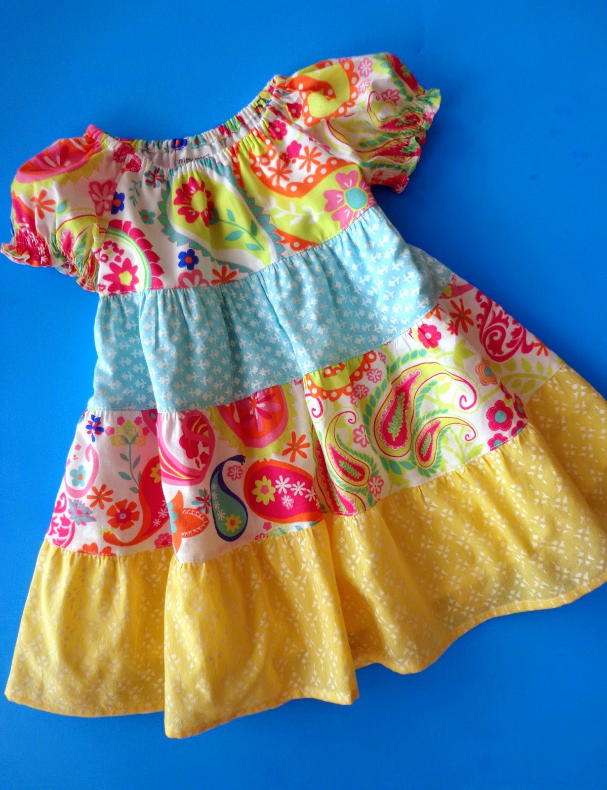 Tie Dye Diva Patterns: A Year of Dresses: Belle Peasant Dress