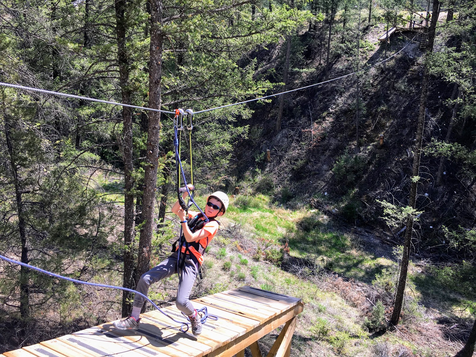 Family Adventures in the Canadian Rockies Valley Zipline Adventures Tour, Radium Hot Springs