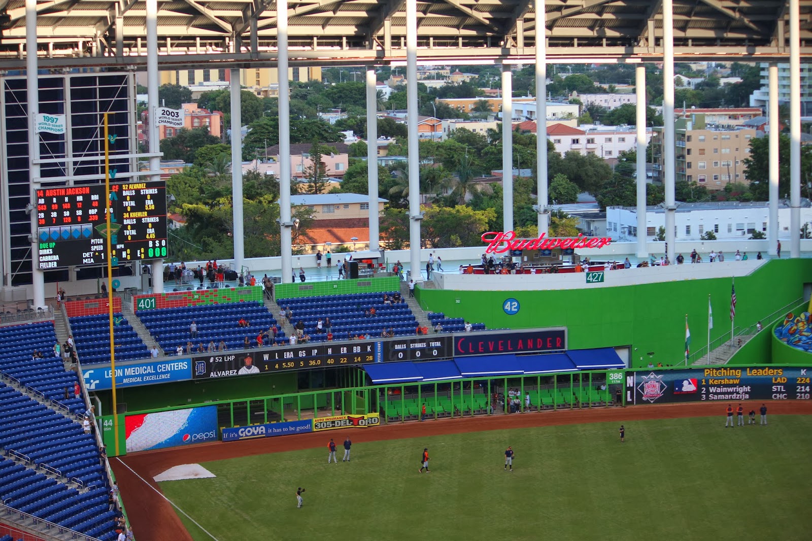 ballpark tours: Marlins Park, 2013
